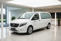 mercedes Vito 2023 white standing in showroom